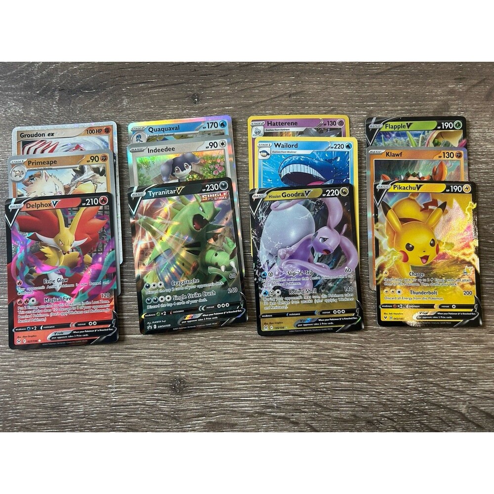 50 Authentic Pokémon Card Pack Gift Bag Stocking Stuffer 5 Rare/Holos Guaranteed